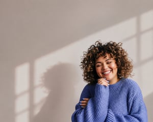vrouw alleen